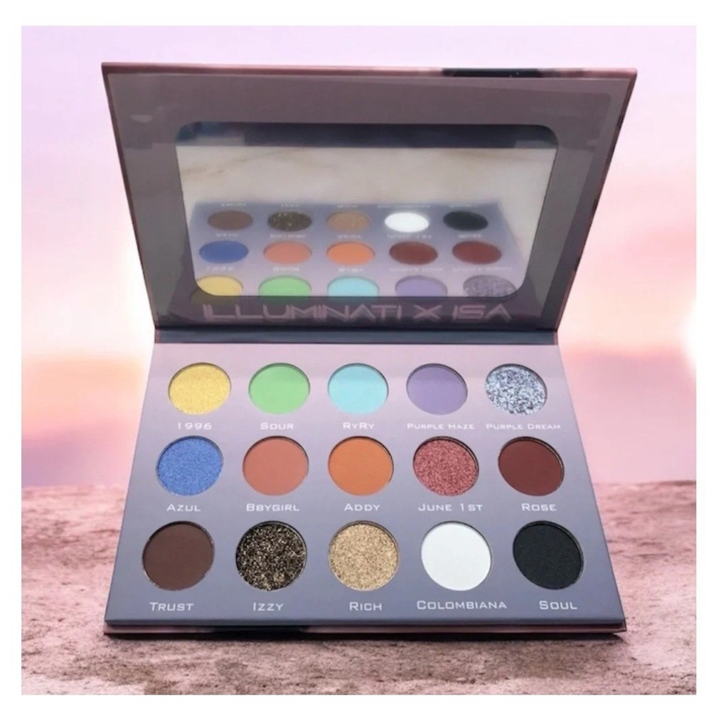 ILLUMINATI X ISA Cosmetics Eye Shadow Palette Isabel Bedoya Glam